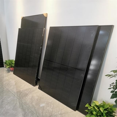 কেনা সমস্ত কালো মনো সোলার প্যানেল 550w 555w,560w সৌর প্যানেল কালো ফ্রেমের সাথে সম্পূর্ণ কালো, পিছনের শীট online manufacture