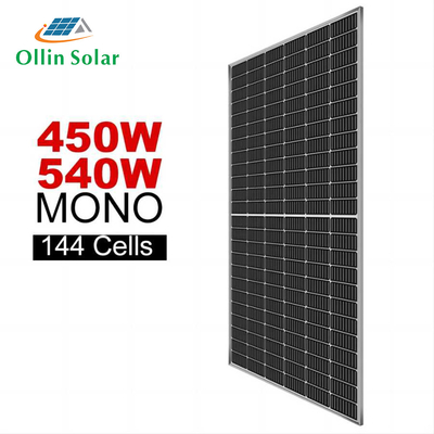 কেনা 550W হাফ সেল মনো সোলার প্যানেল অ্যানোডাইজড অ্যালুমিনিয়াম অ্যালয় ফ্রেম সোলার এনার্জি প্যানেল online manufacture