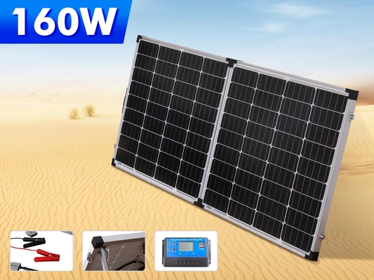 কেনা 160W 200W 400w ফোল্ডেবল গ্লাস সোলার প্যানেল ক্যাম্পিং কিট online manufacture