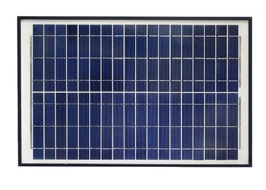 কেনা নীল 12V সৌর প্যানেল, বহুগামী ক্লিপ সঙ্গে পলিক্রিস্ট্যালাইন সিলিকন সৌর প্যানেল online manufacture