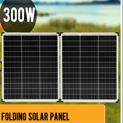 250W 300W 400w ফোল্ডেবল গ্লাস সোলার প্যানেল ক্যাম্পিং কিট