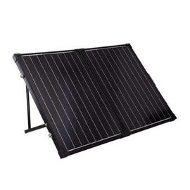 120 ওয়াট কালো সৌর PV প্যানেল / ধাতু হ্যান্ডেল সঙ্গে Foldable সৌর প্যানেল