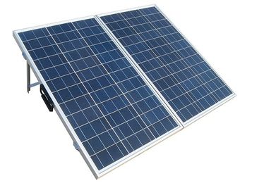 180W ভাঁজ সৌর প্যানেল কারভান পোর্টেবল সৌর প্যানেল ব্লু সেল রঙ