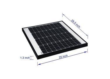 পিভি সৌর প্যানেল / মনো সেল সৌর প্যানেল Anodized অ্যালুমিনিয়াম খাদ ফ্রেম