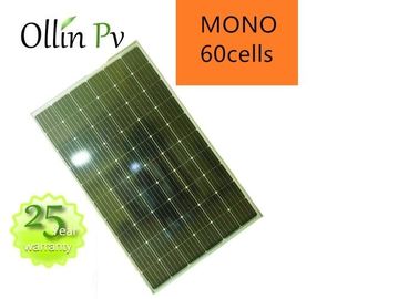 কম - হালকা পারফরম্যান্স Monocrystalline সিলিকন সেল / 280 ওয়াট সৌর প্যানেল
