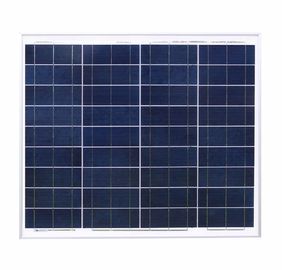 অ্যালুমিনিয়াম 60W ক্রিস্টালিন সৌর প্যানেল 21.6V সার্কিট ভোল্টেজ লো - আয়রন গ্লাস