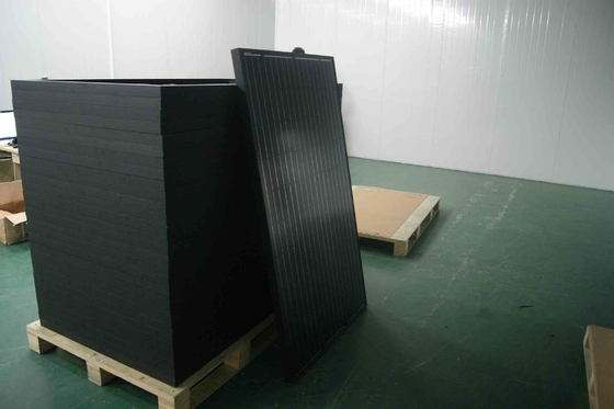 300w 330w সোলার মনো প্যানেল সম্পূর্ণ কালো কালো ফ্রেমের সাথে কালো ব্যাকশীট সব কালো